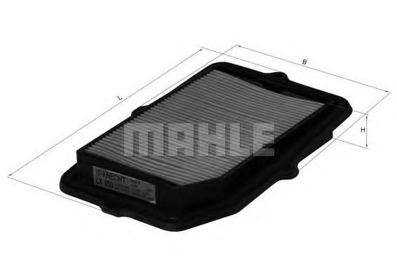 LX850 Mahle Original Filtro de ar